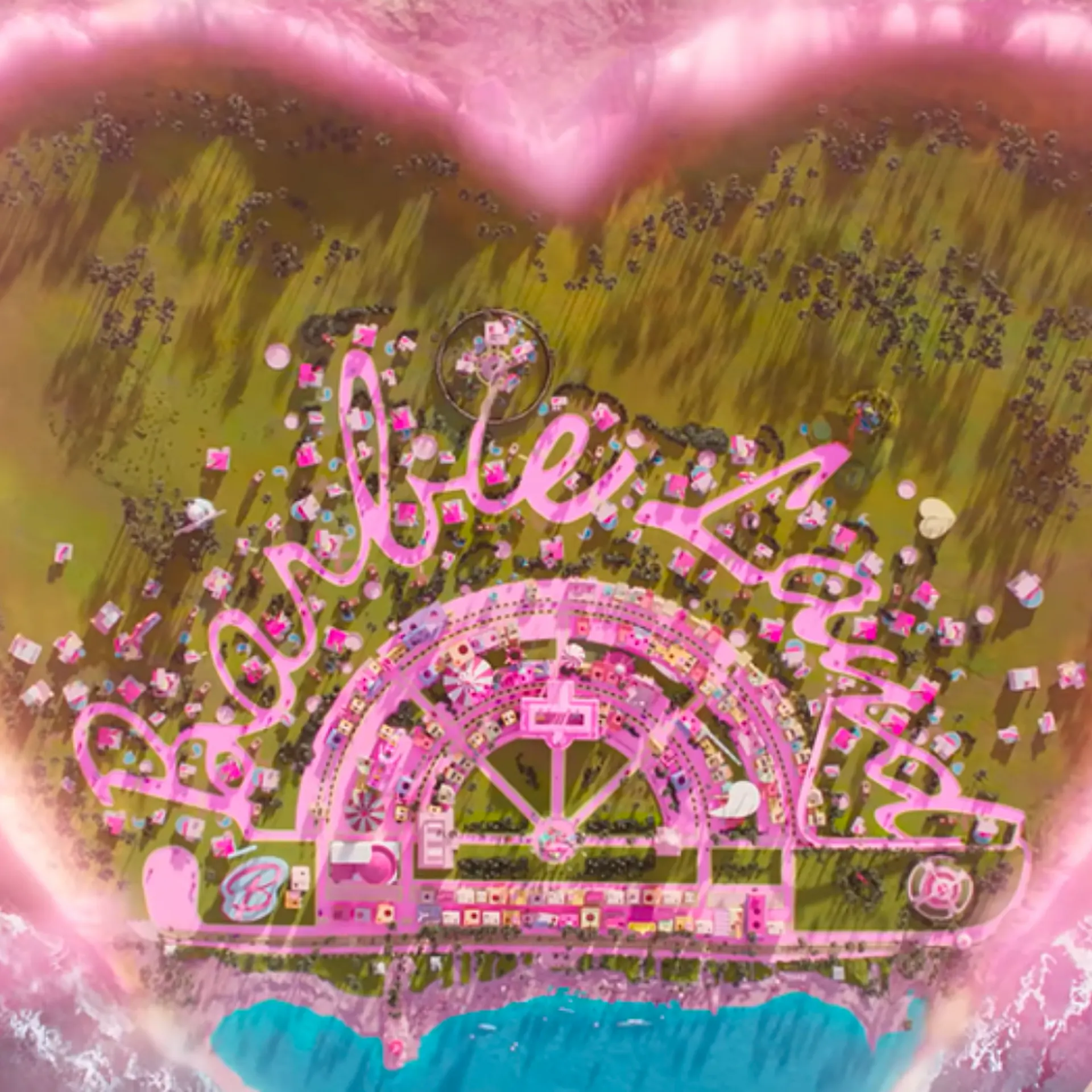 Barbie Land relation with Seaside