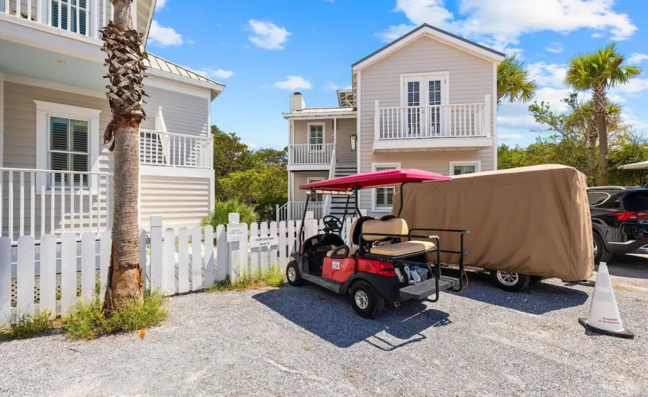 Golf cart 38 Seaside Avenue, Seaside, Florida