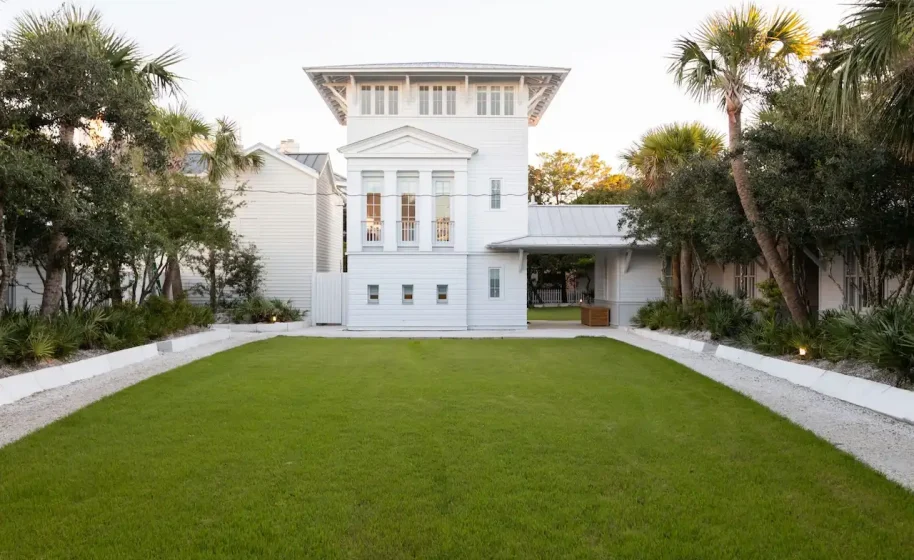 Tranquil elegance: The Court Boutique Hotel and Gardens in Seaside, Florida.