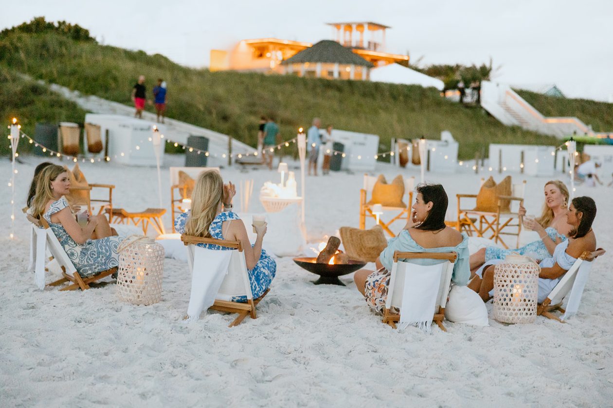 cc boone beach bonfire 30a seaside florida bachelorette