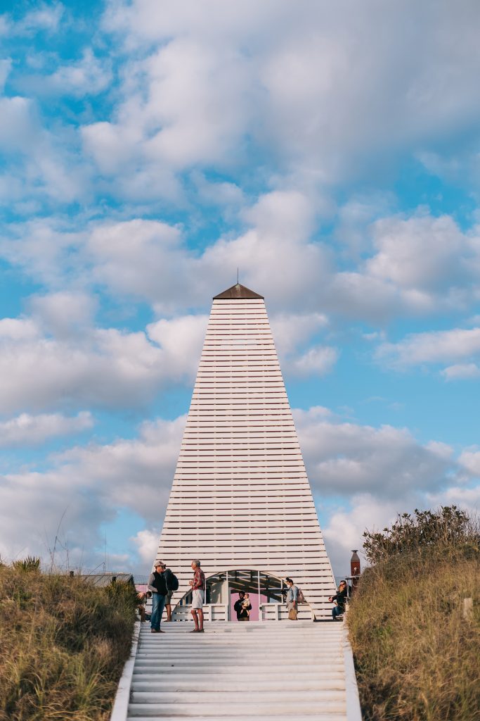 Coleman Pavilion beach pavilion in seaside florida obelisk design architecture