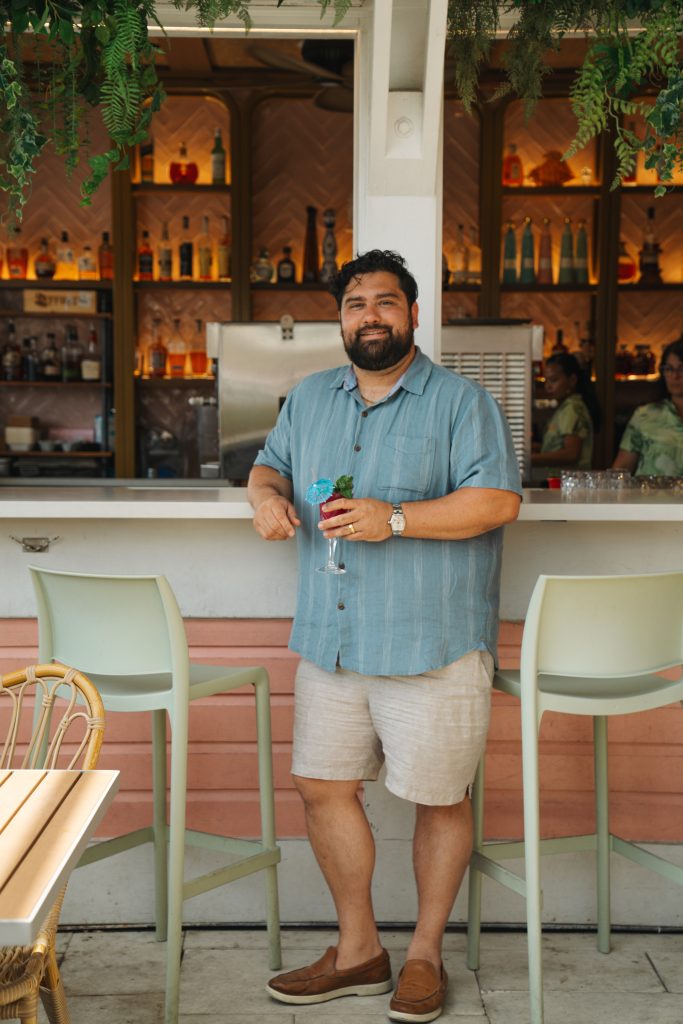 Chef Nikhil Abuvala, executive chef and owner of Daytrader Tiki Bar & Restaurant in Seaside, Florida, the 2026 Michelin Guide-featured dining destination on 30A.